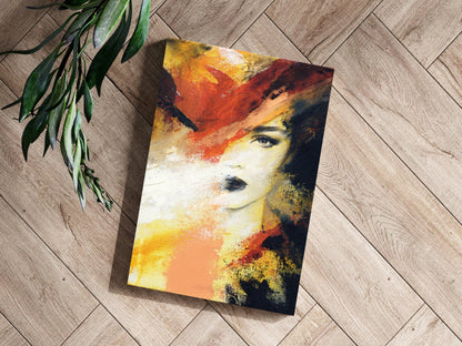 Abstract Woman Metal Wall Art