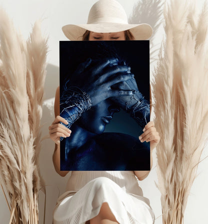 Woman Metal Wall Art