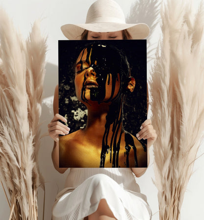 Woman Metal Wall Art