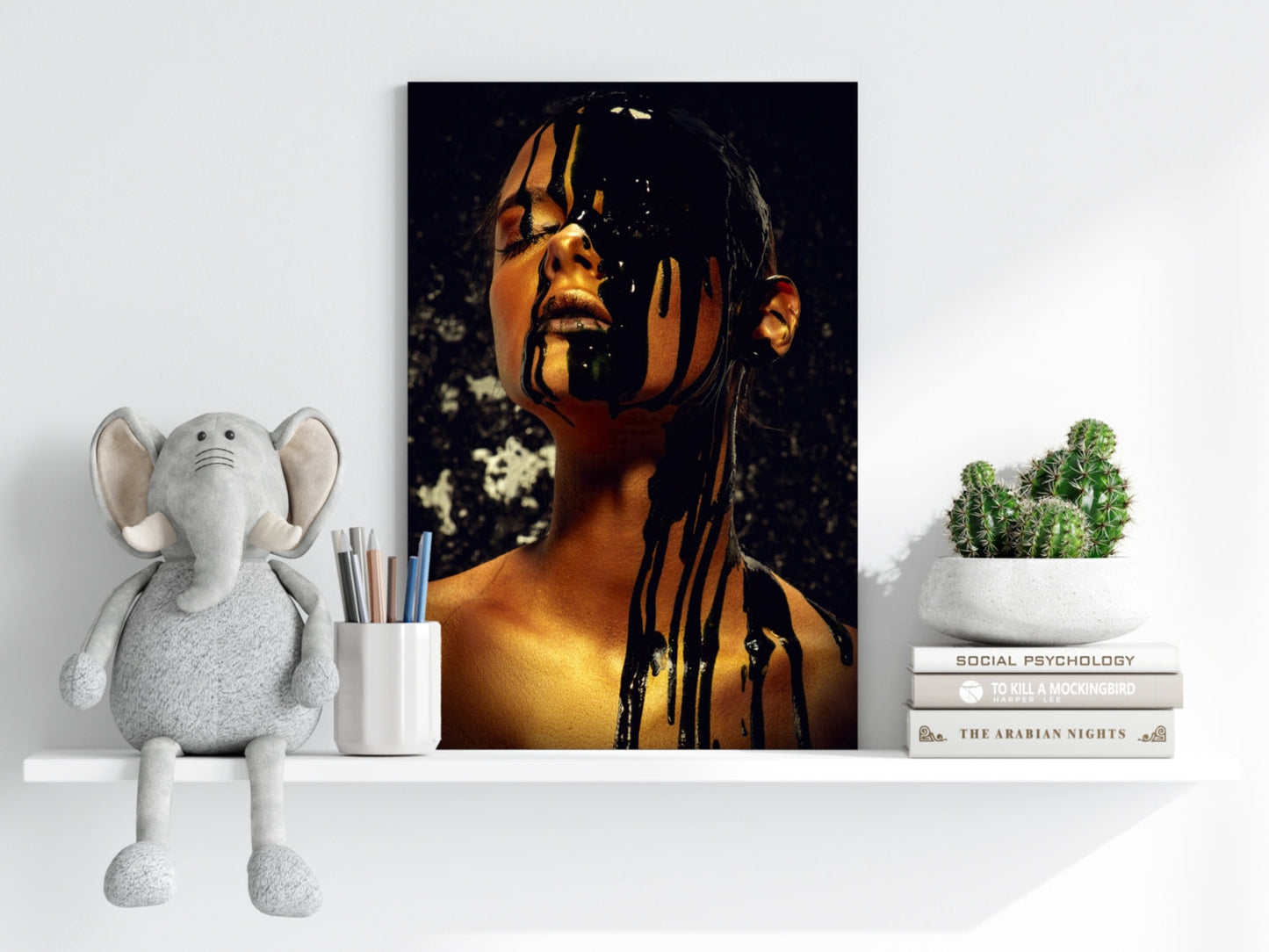 Woman Metal Wall Art