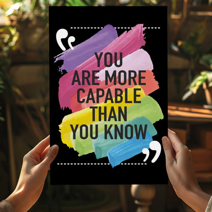 You Are Capable Metal Wall Art