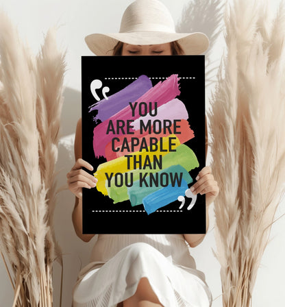 You Are Capable Metal Wall Art