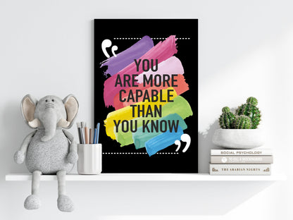 You Are Capable Metal Wall Art