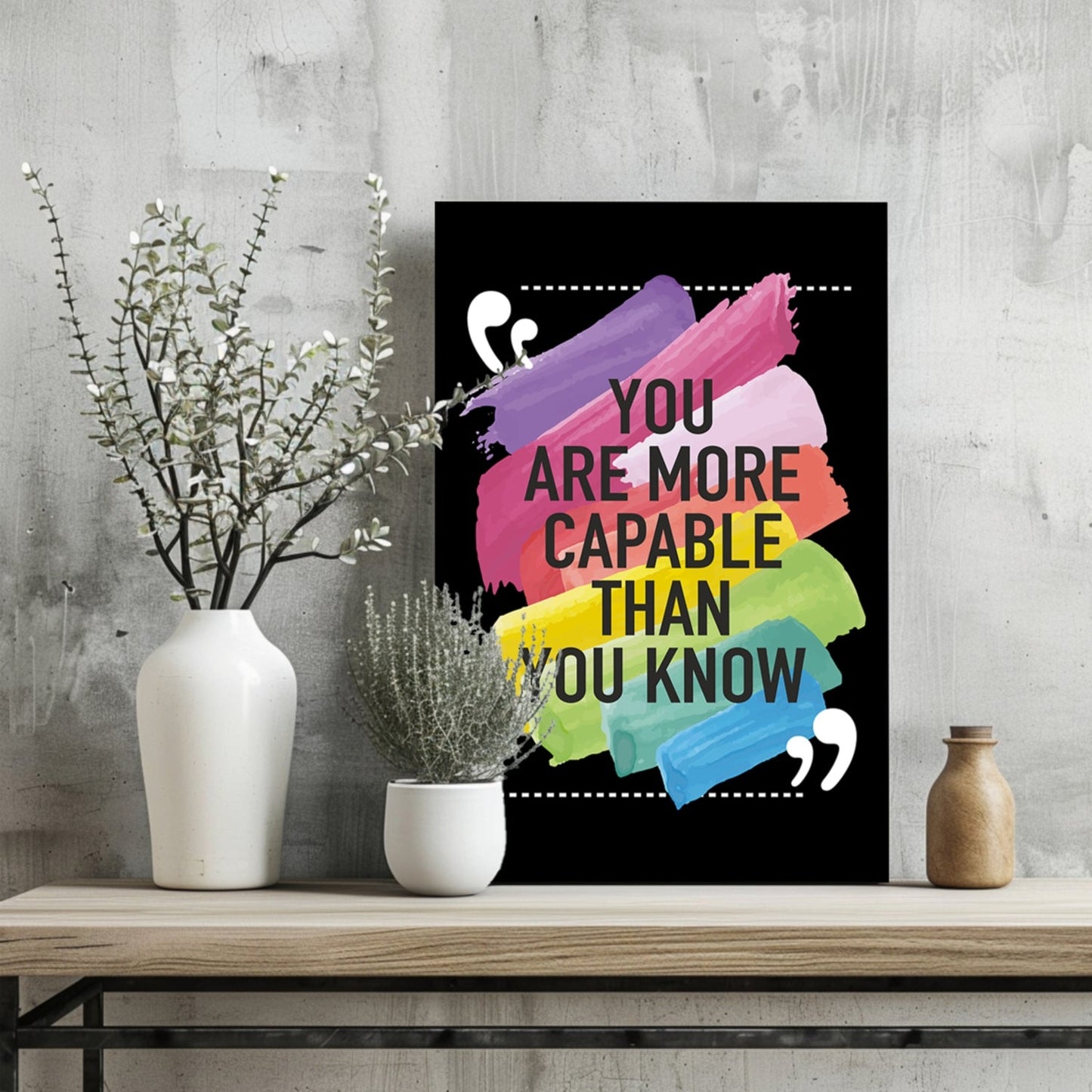 You Are Capable Metal Wall Art