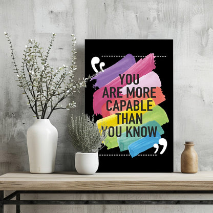 You Are Capable Metal Wall Art