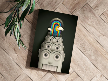 Colorful Mind Metal Wall Art