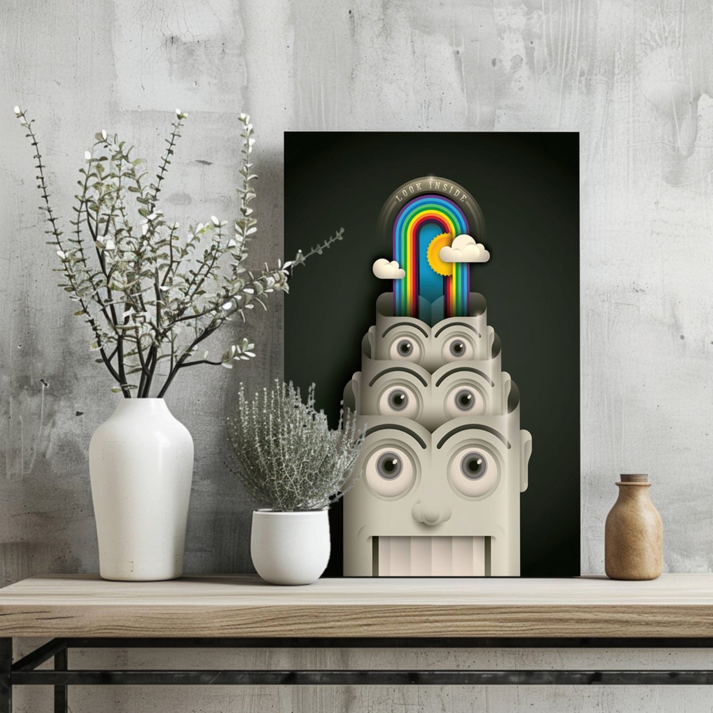 Colorful Mind Metal Wall Art