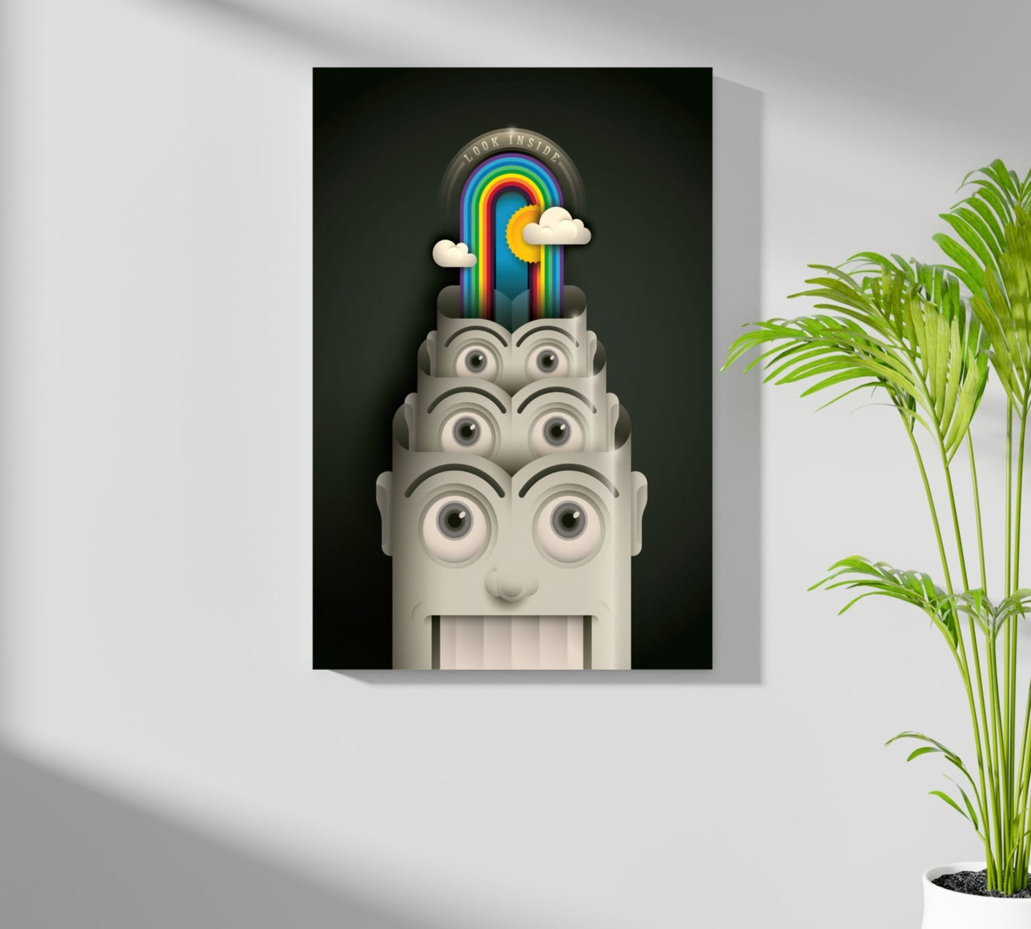 Colorful Mind Metal Wall Art