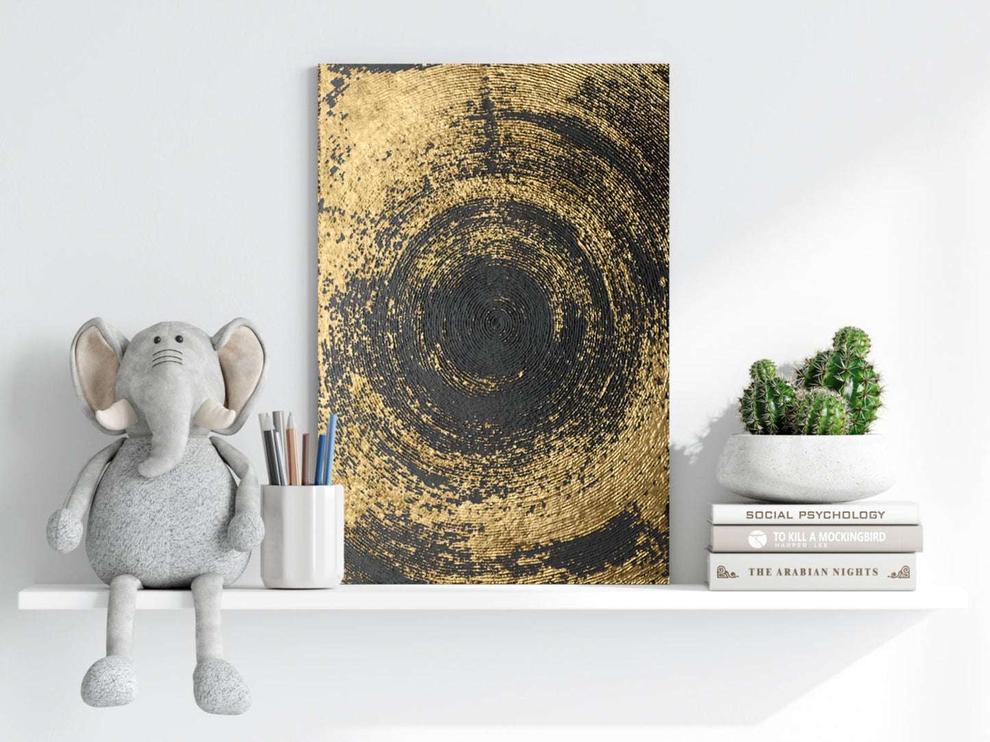 Abstract Elegance V1 Aluminum Wall Art
