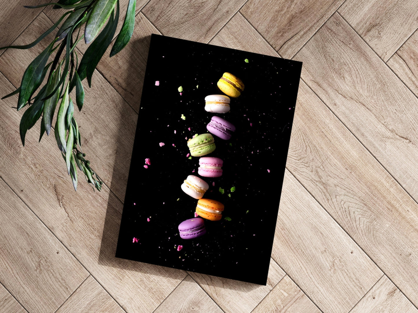 Colorful Macarons Metal Wall Art