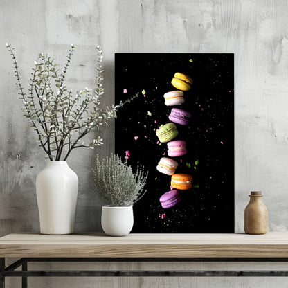 Colorful Macarons Metal Wall Art