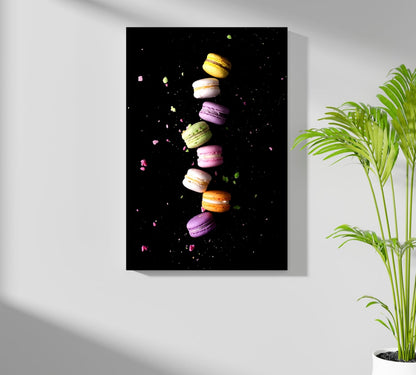 Colorful Macarons Metal Wall Art