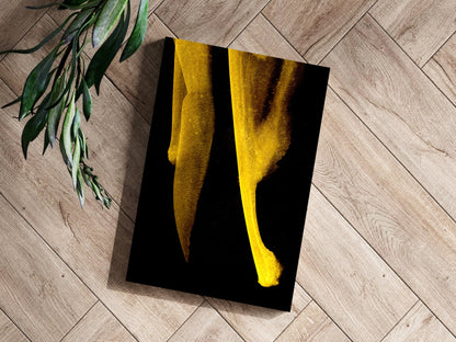 Shade Of Gold V1 Metal Wall Art