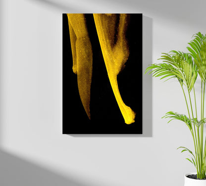 Shade Of Gold V1 Metal Wall Art