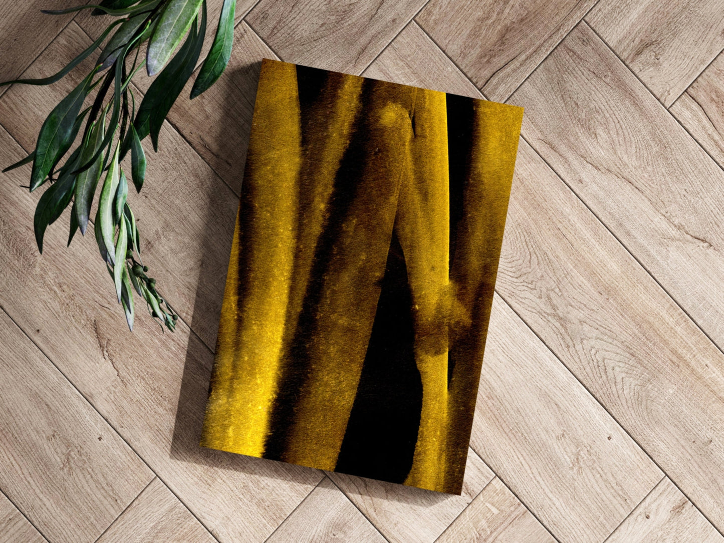 Shade of Gold Aluminum Wall Art