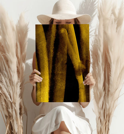 Shade of Gold Aluminum Wall Art