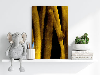 Shade of Gold Aluminum Wall Art