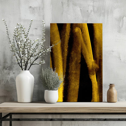 Shade of Gold Aluminum Wall Art