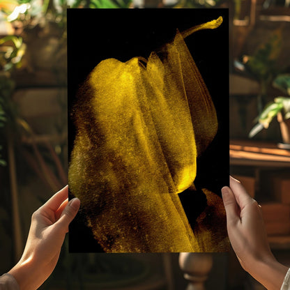 Shade Of Gold V3 Metal Wall Art