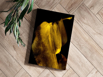 Shade Of Gold V3 Metal Wall Art