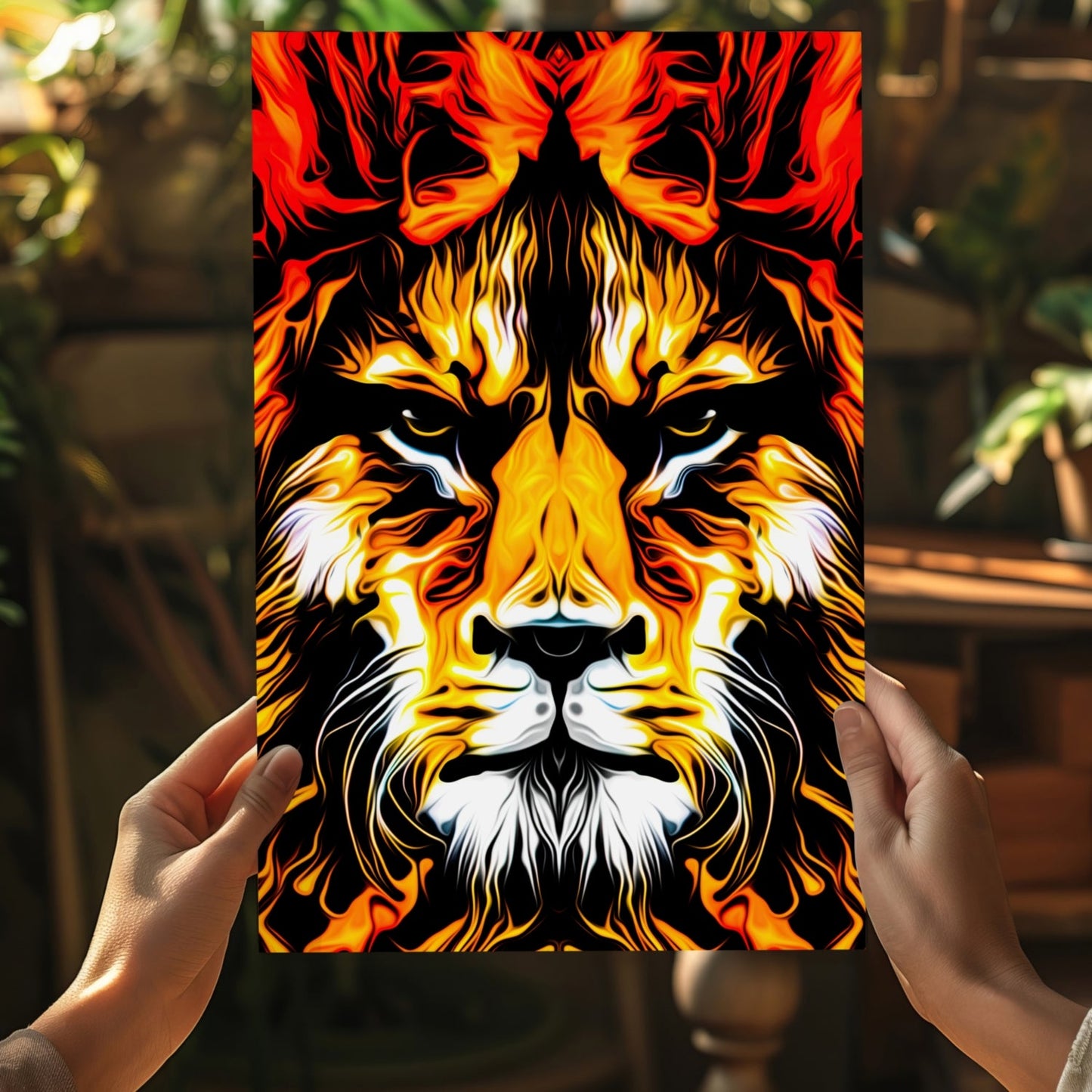 Lion Metal Wall Art