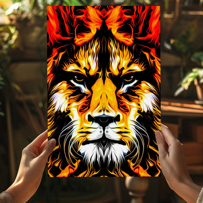 Lion Metal Wall Art