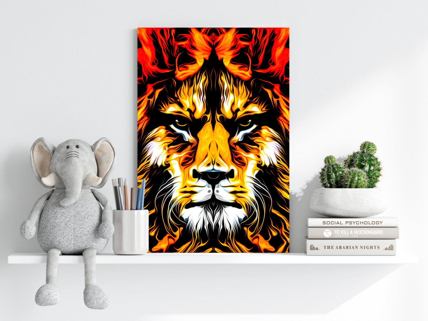 Lion Metal Wall Art