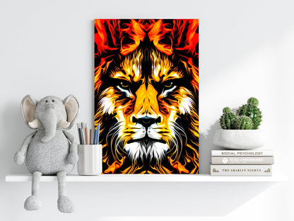Lion Metal Wall Art