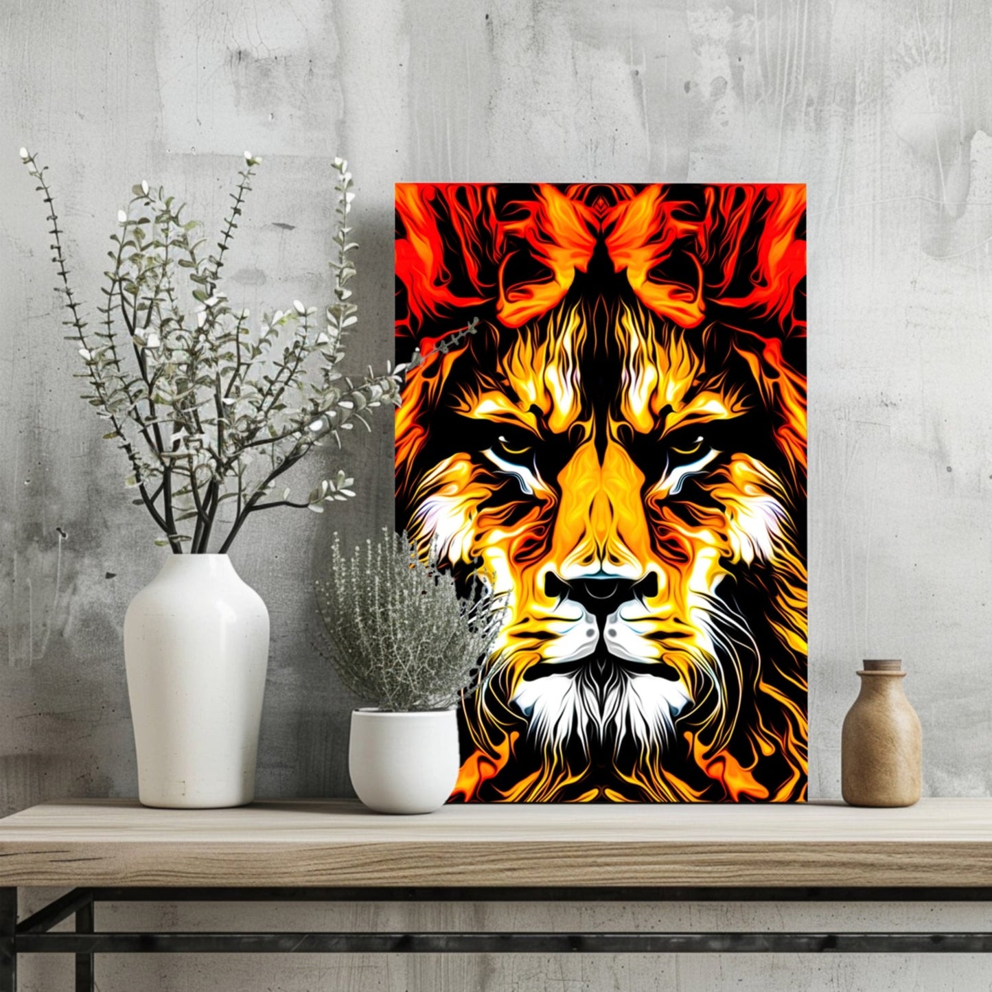 Lion Metal Wall Art