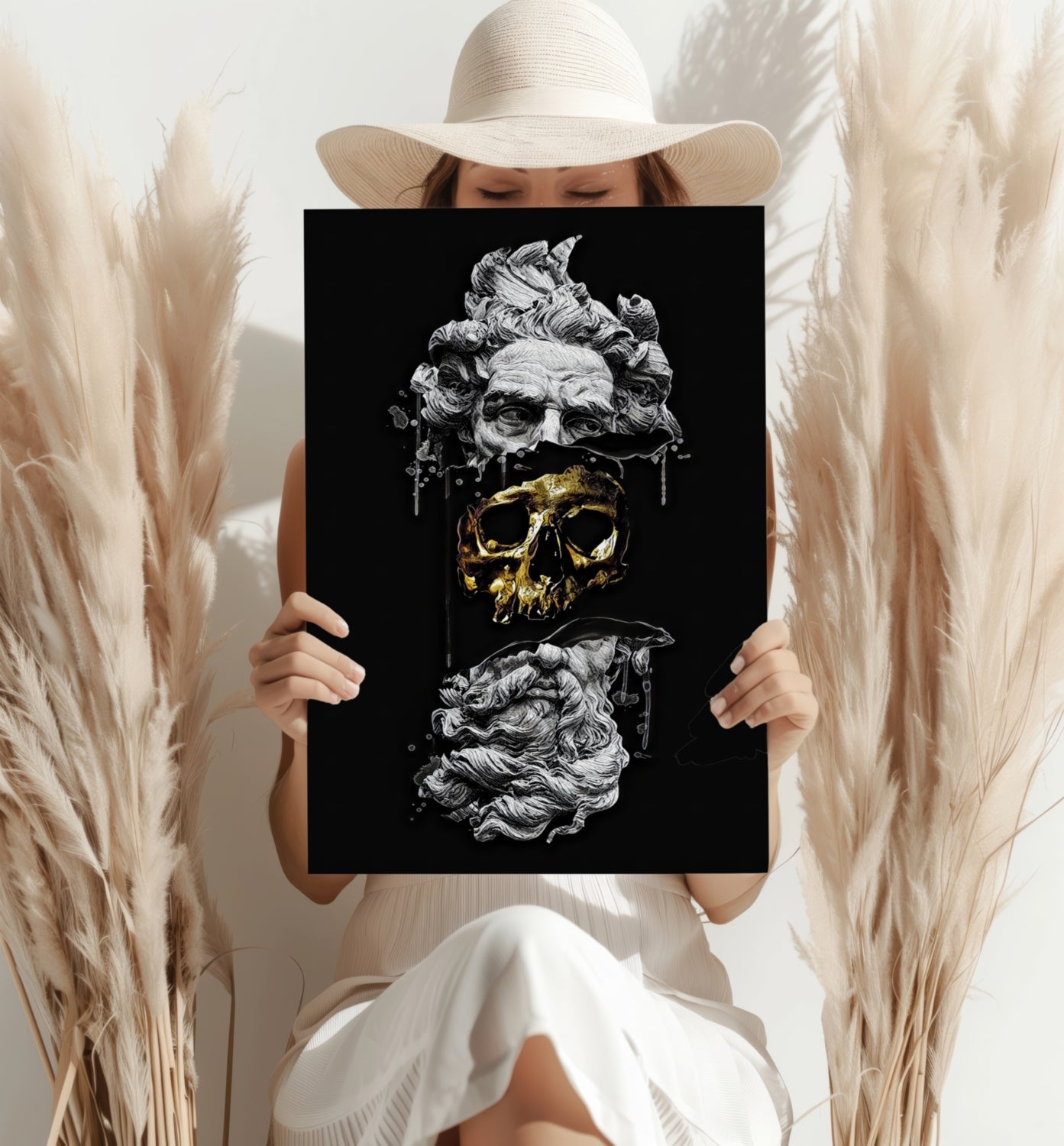 Contemporary Art Statue Metal Wall Art