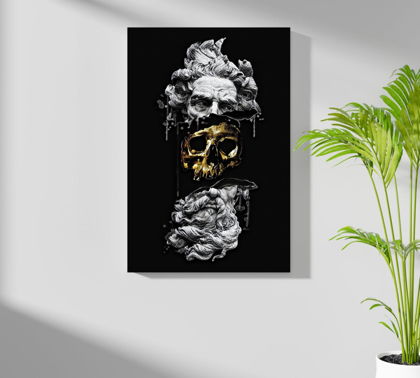 Contemporary Art Statue Metal Wall Art