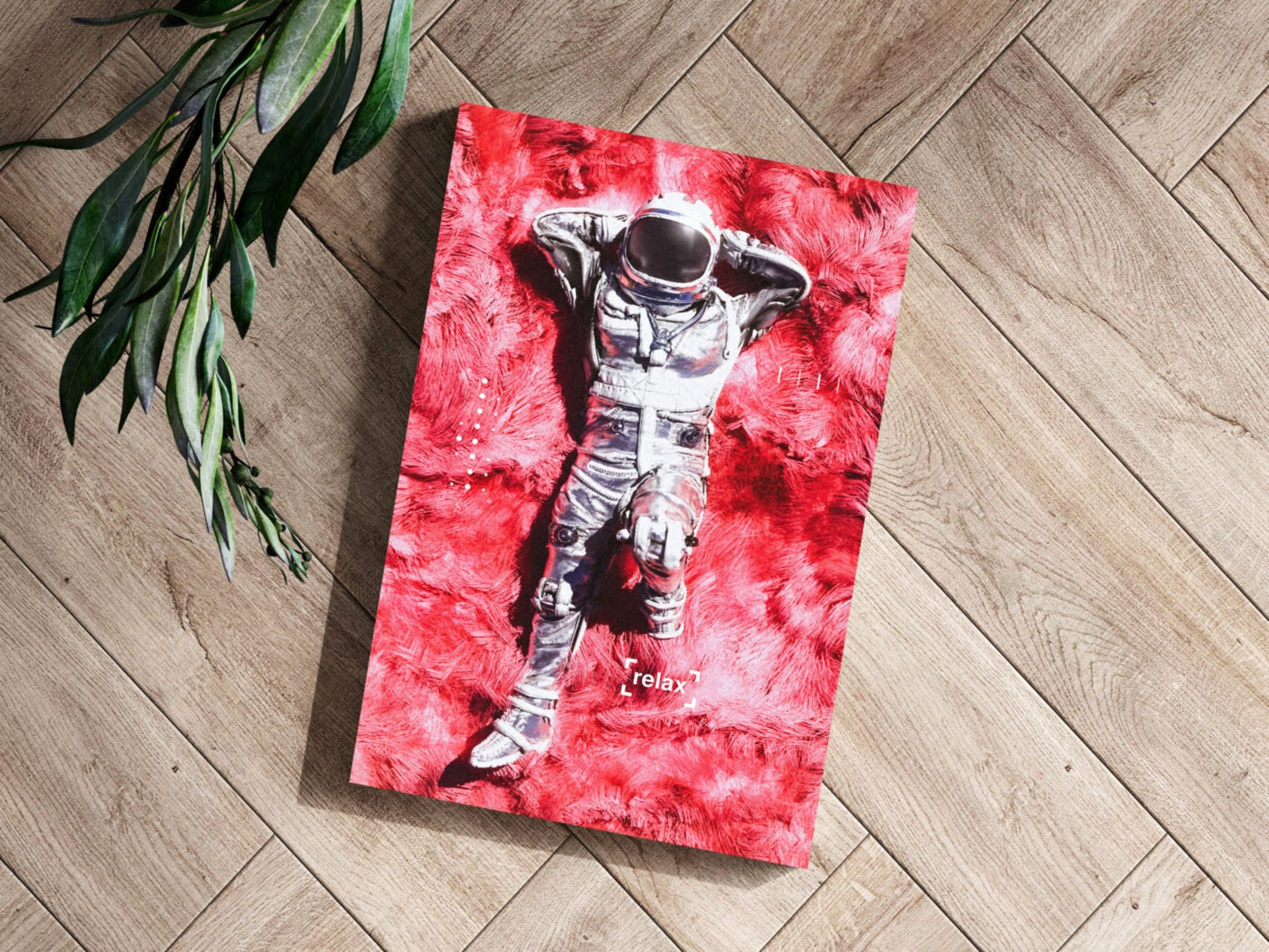 Rest Time For Astronaut Metal Wall Art