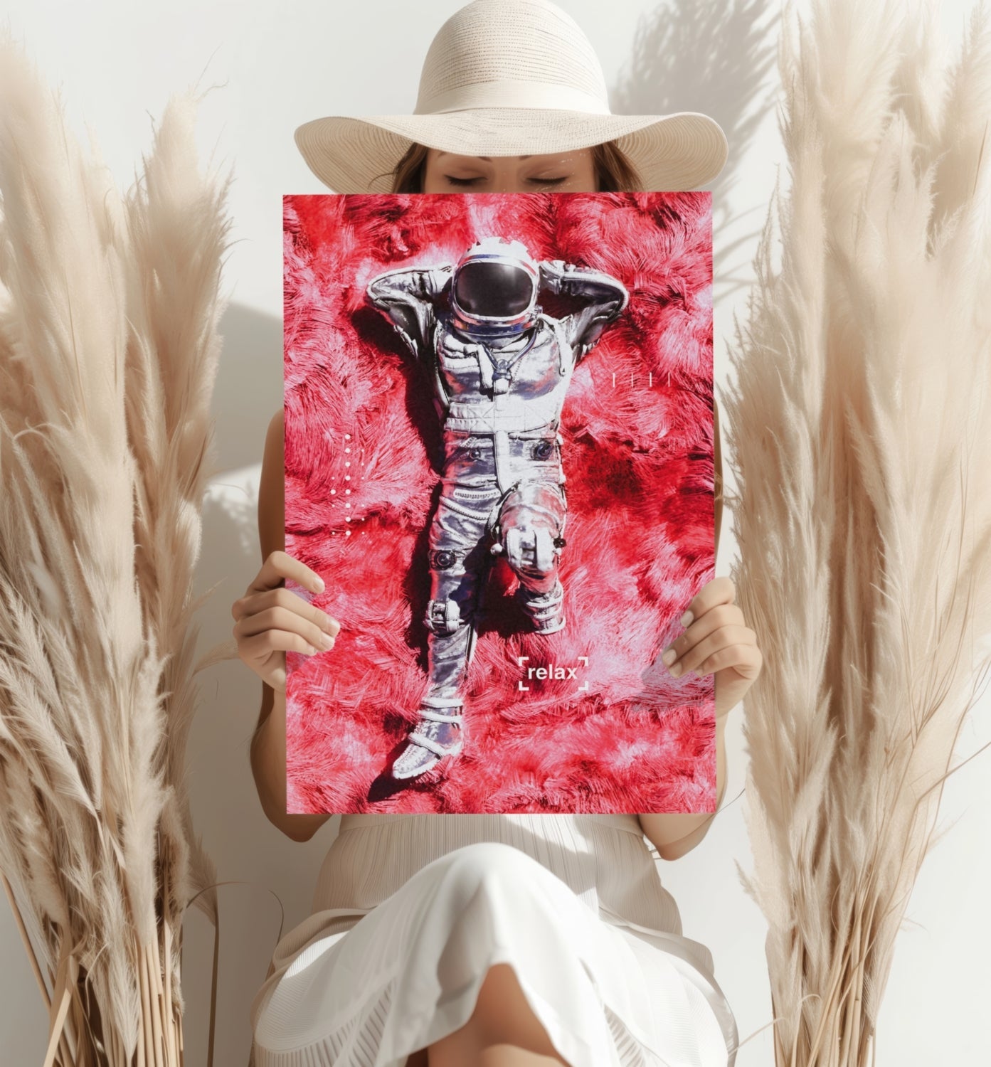 Rest Time For Astronaut Metal Wall Art