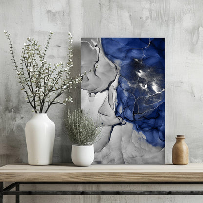 Abstract Marble V21 Metal Wall Art