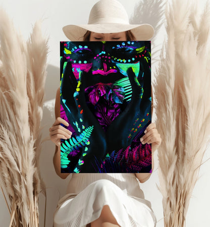 Amazon Woman Metal Wall Art