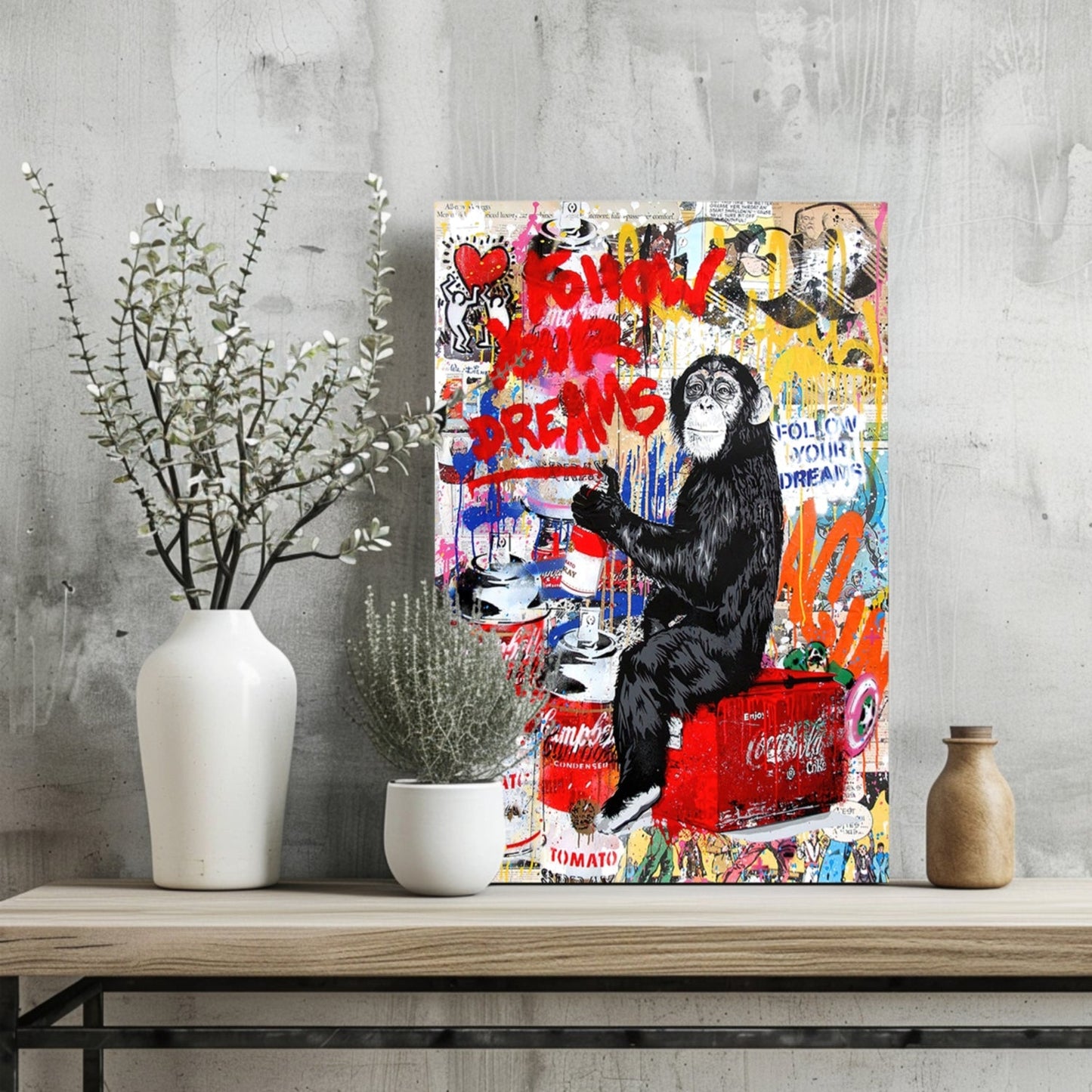 Intellectual Monkey Metal Wall Art