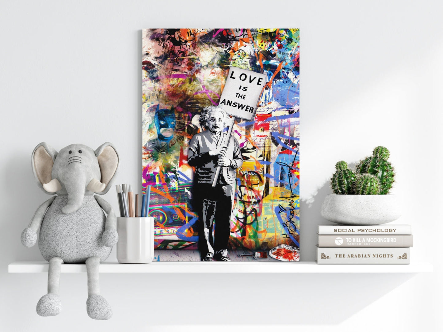 Love Is The Answer Metal Wall Art
