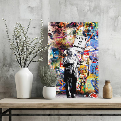 Love Is The Answer Metal Wall Art