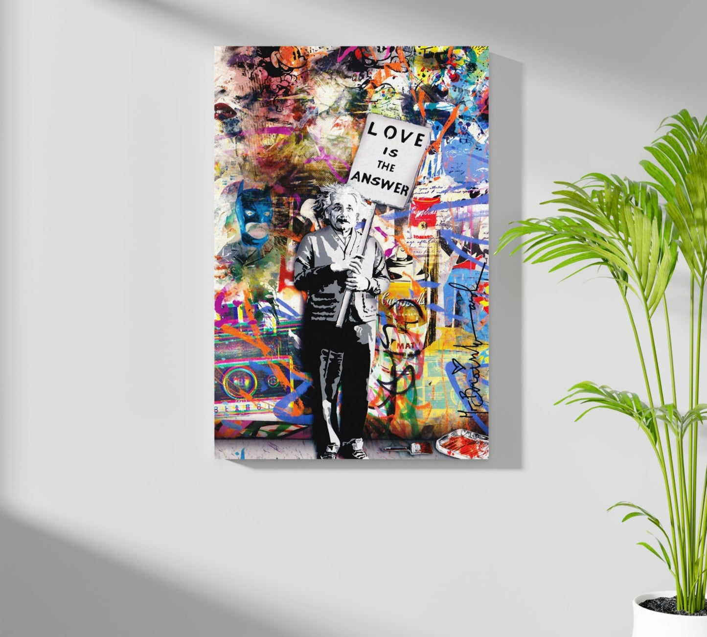 Love Is The Answer Metal Wall Art