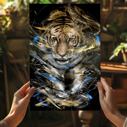 Tiger Aluminum Wall Art