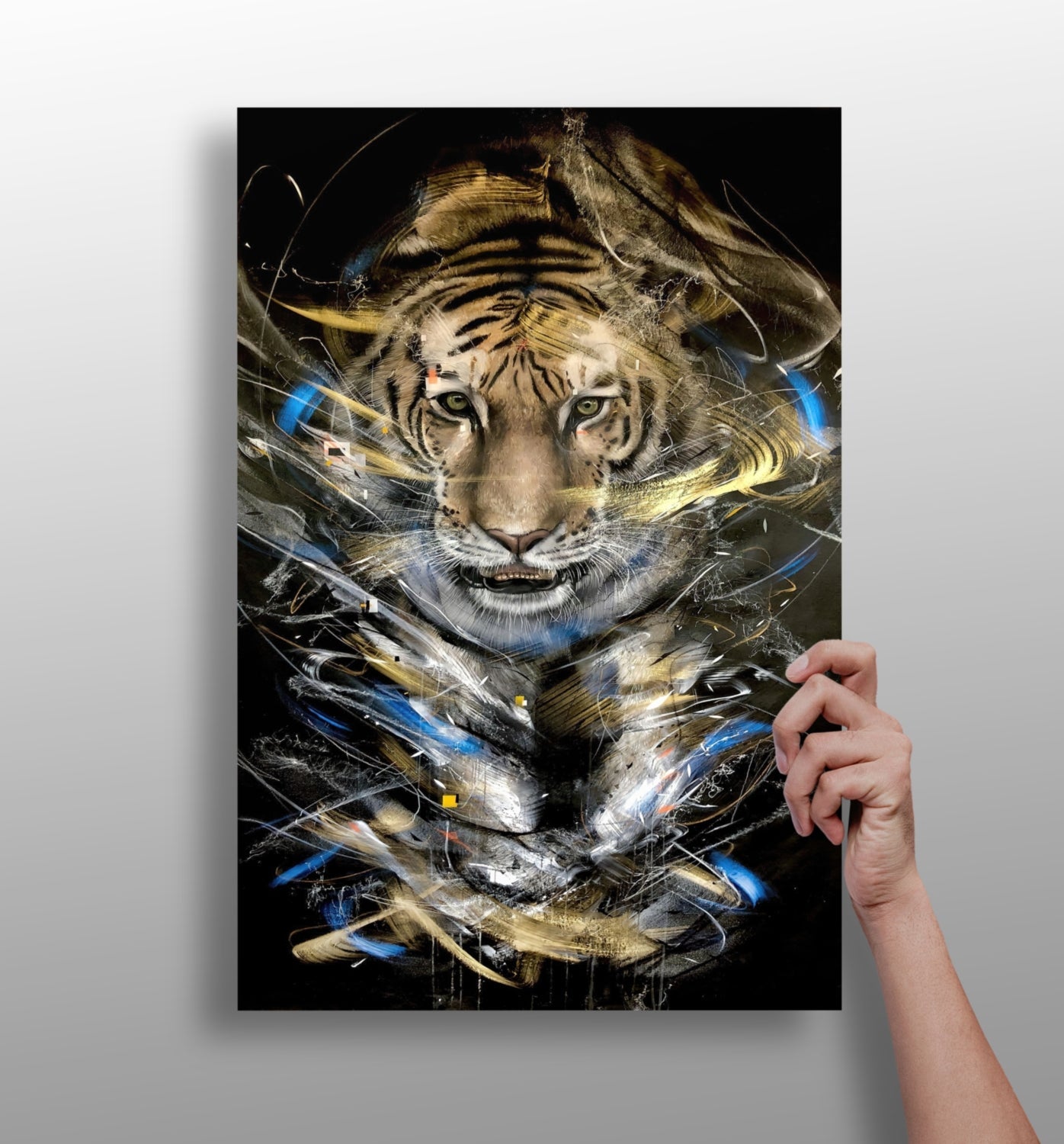 Tiger Aluminum Wall Art