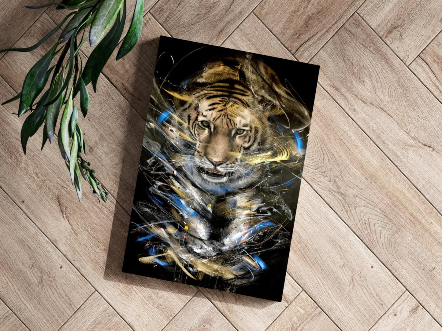 Tiger Aluminum Wall Art