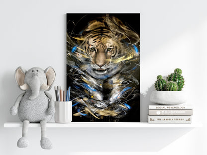 Tiger Aluminum Wall Art