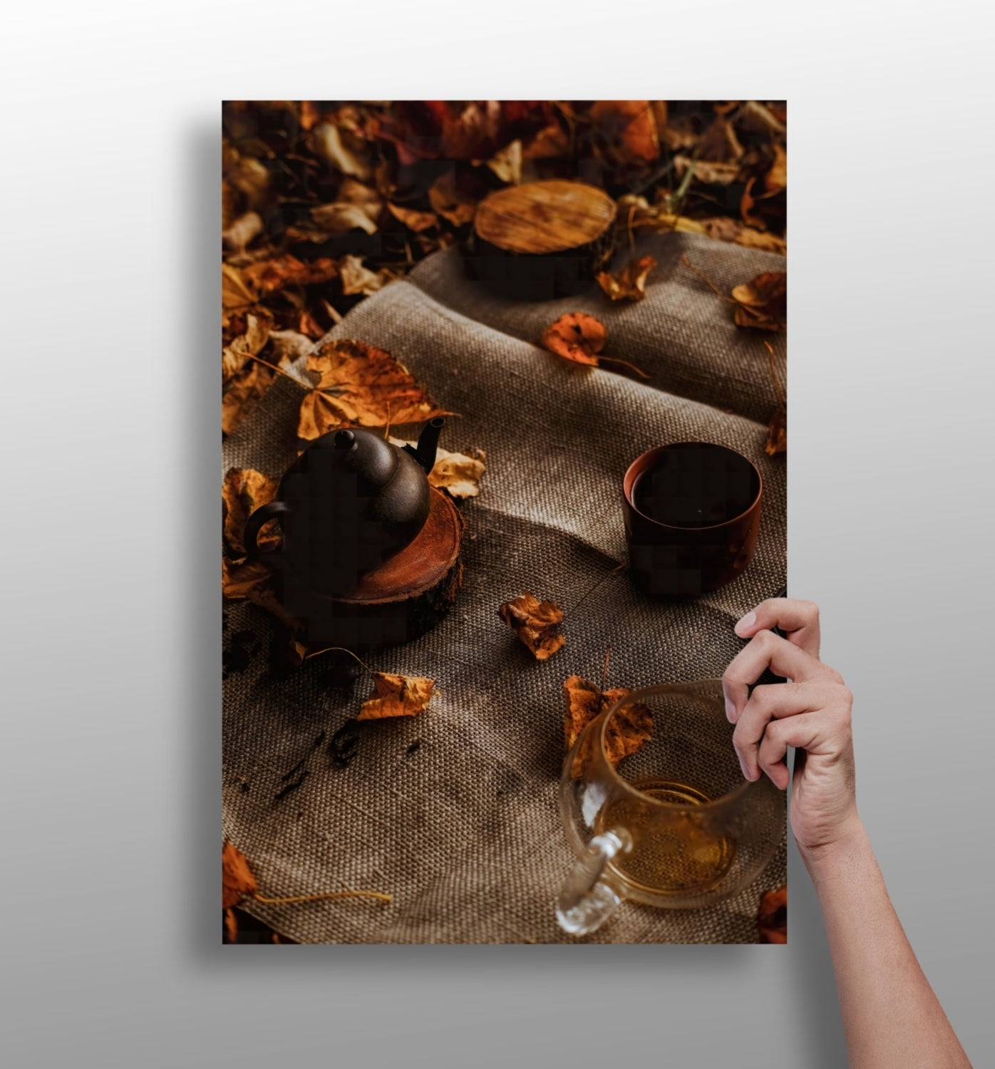 A Cup Of Tea aluminum print wall art