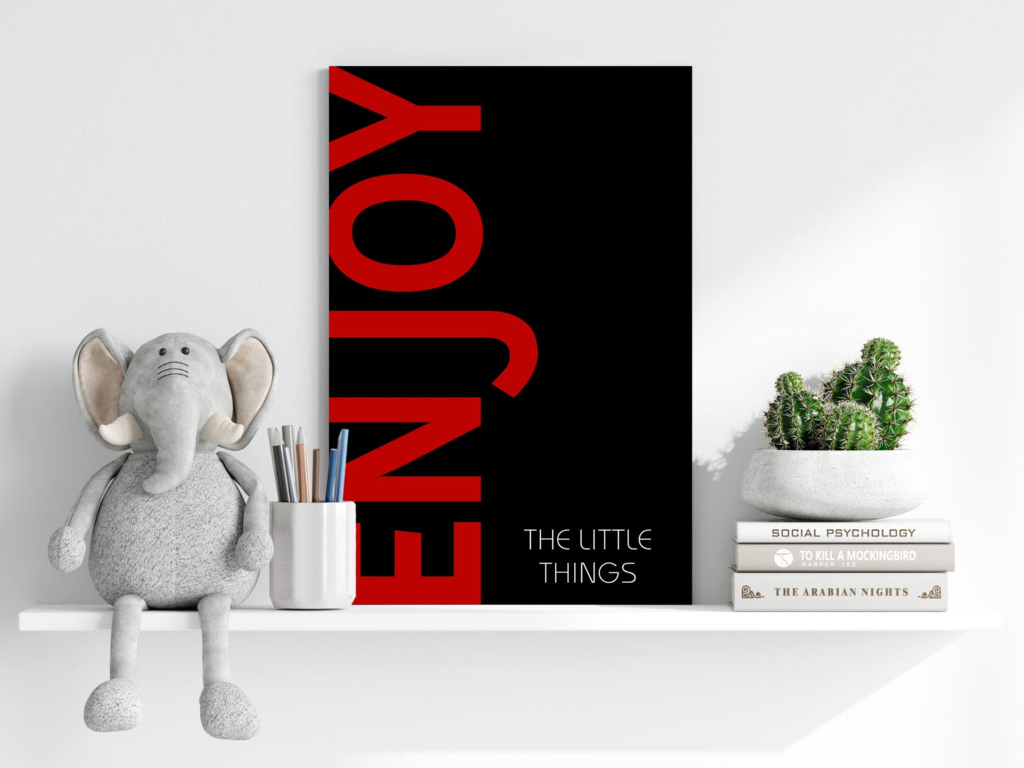 Enjoy The Little Things Metal Wall Art