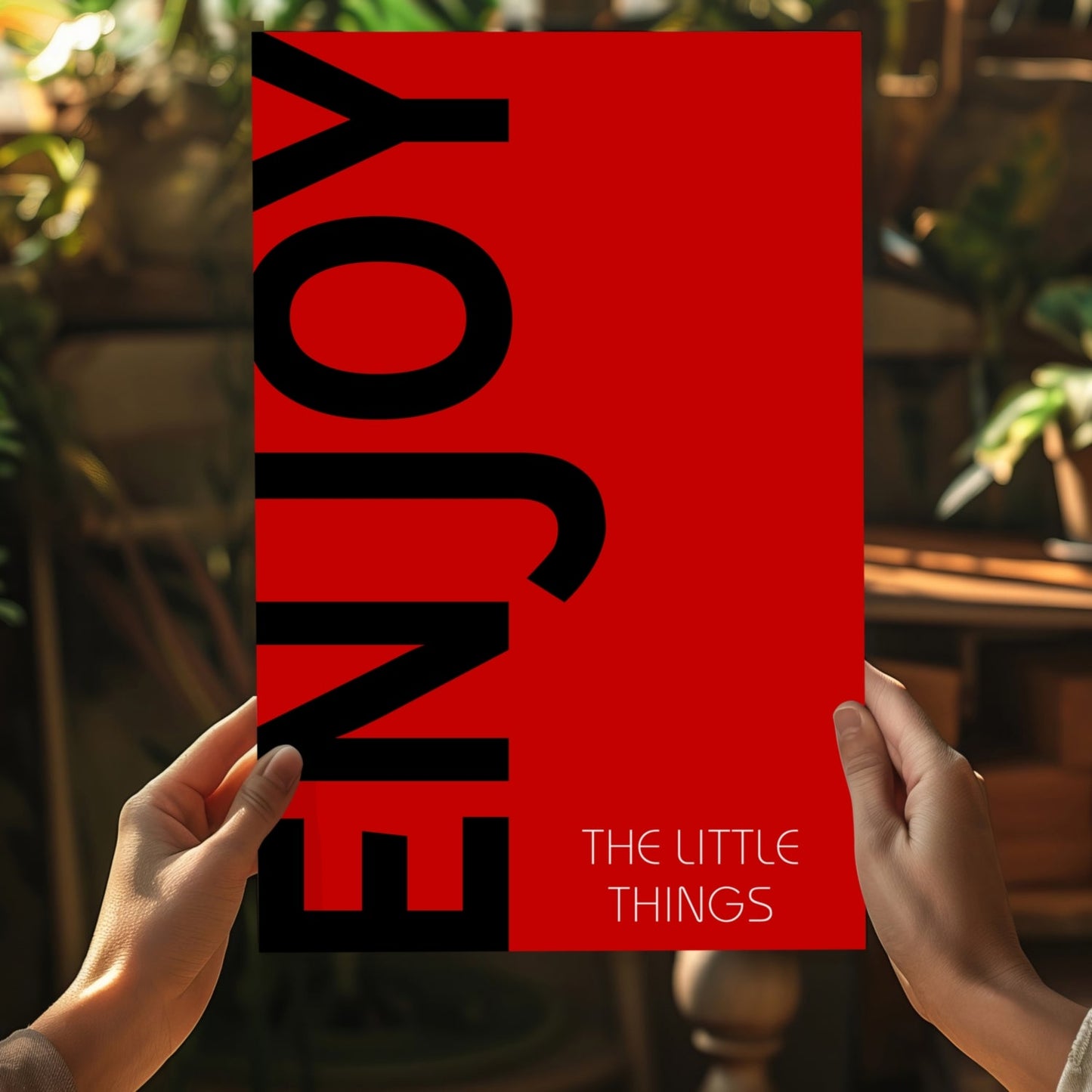Enjoy The Little Things Metal Wall Art
