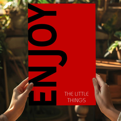 Enjoy The Little Things Metal Wall Art