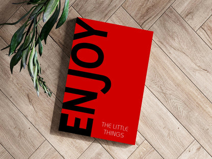 Enjoy The Little Things Metal Wall Art
