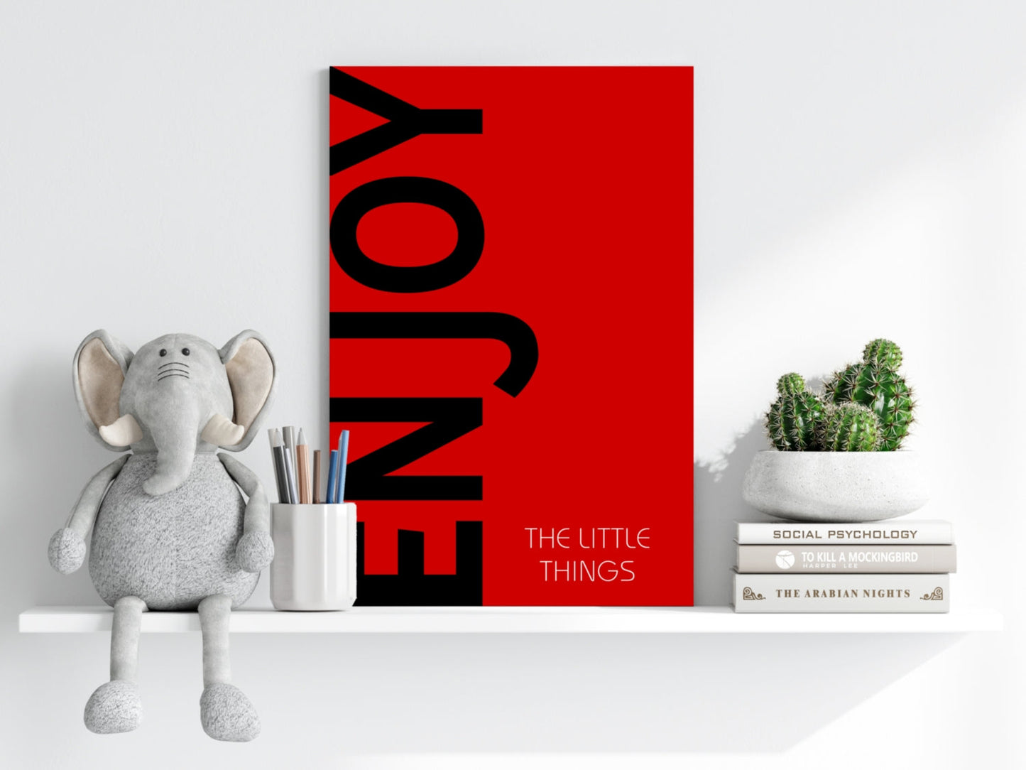 Enjoy The Little Things Metal Wall Art