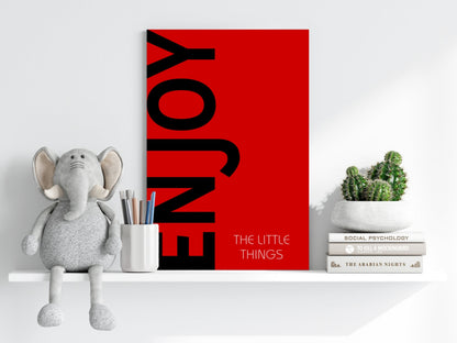 Enjoy The Little Things Metal Wall Art